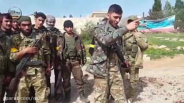 نبرد تروریست های حامی ترکیه با...