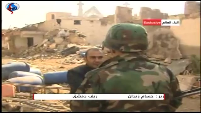 عملیات ارتش در محل بارگاه حضرت...