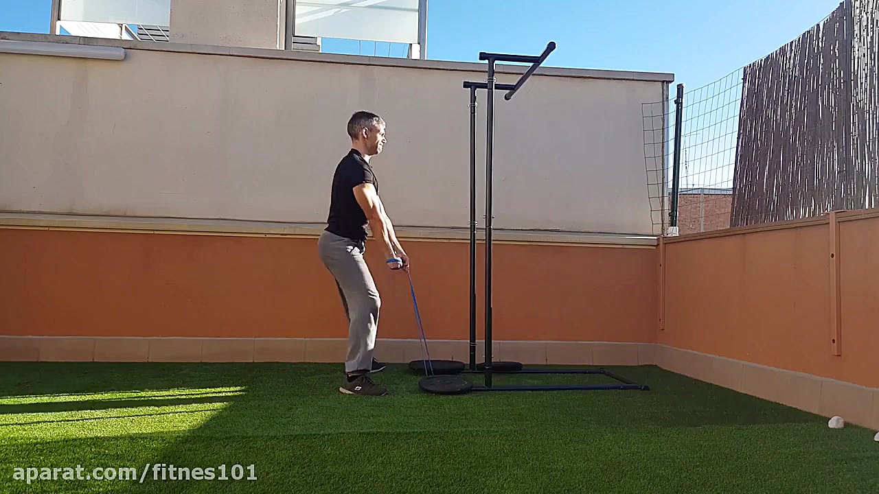 تمرین با کش ورزشی