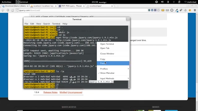 آموزش ajax  php ـجلسه دوم