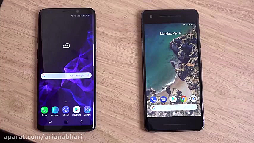 مقایسه سرعت سامسونگ گالکسی S9...