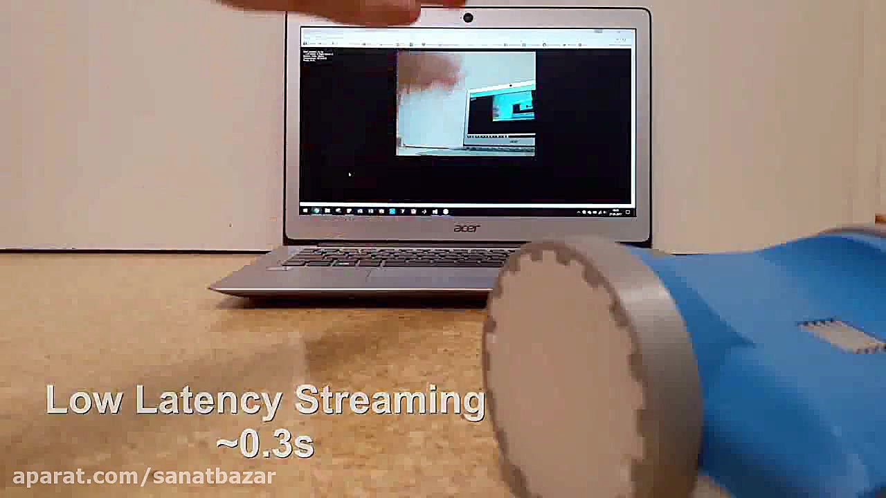 ربات چرخ دار با رسپبری پای و د...