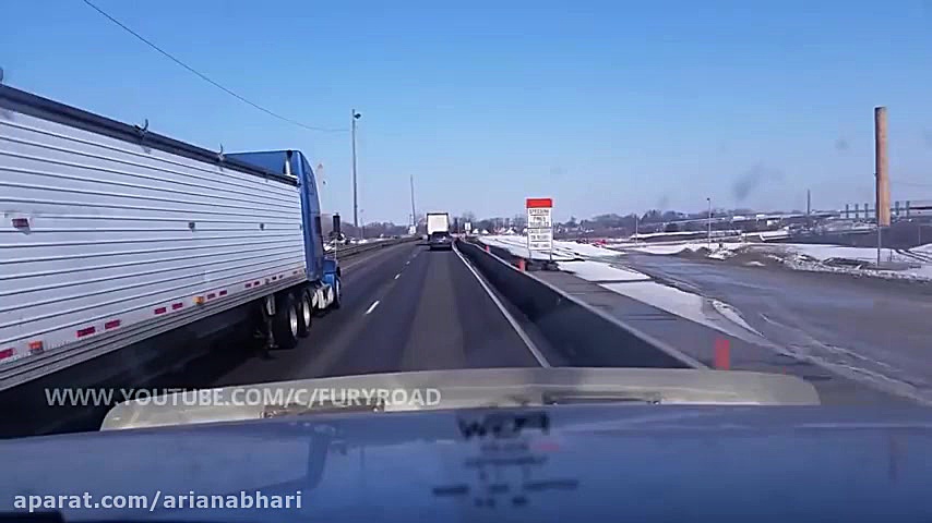 تصادفات کامیون و تریلی ها