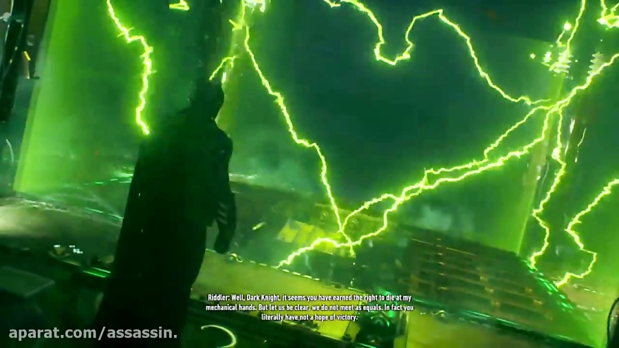 Batman Riddler Fighting Batman Arkham Knight Riddler Boss Fight (All Riddles Obtained)