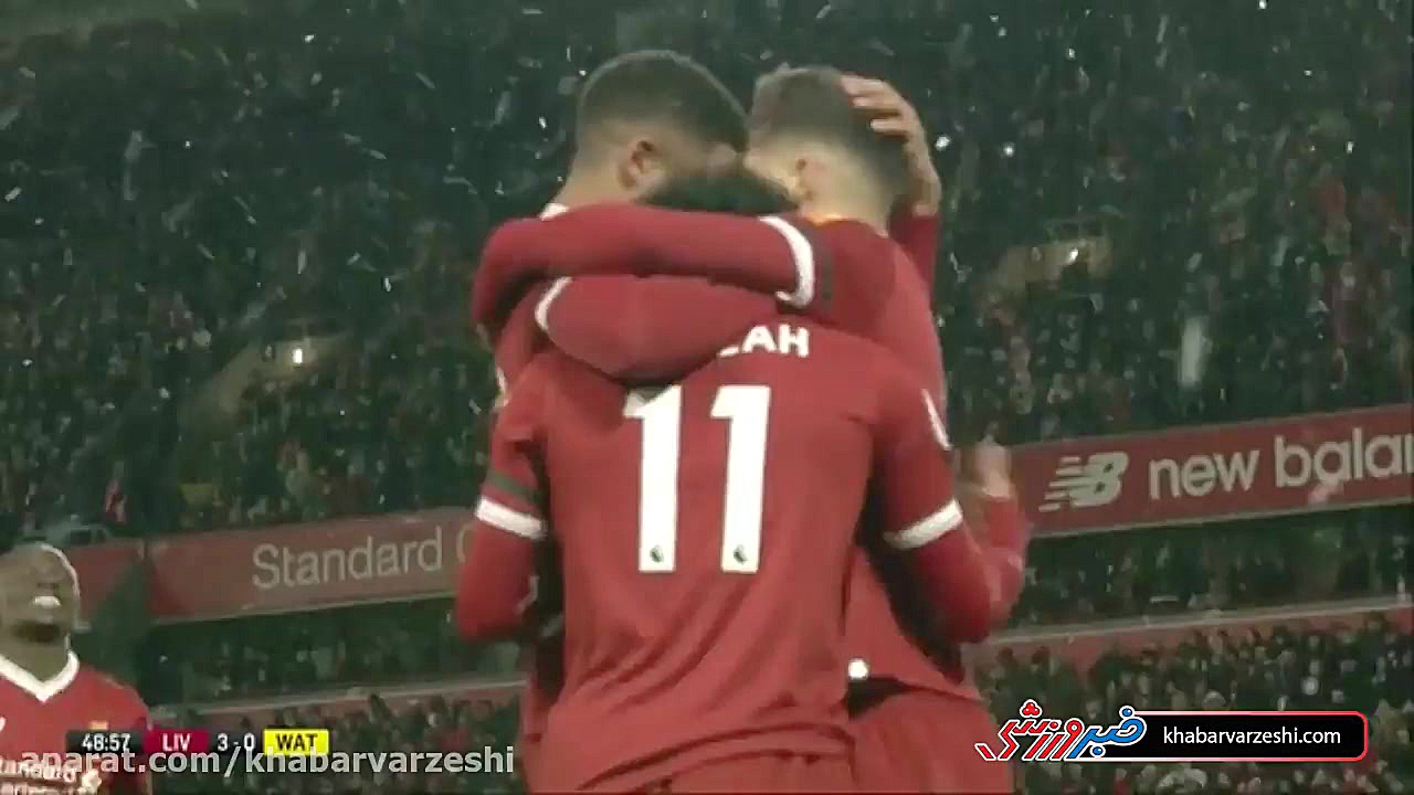 برد پر گل لیورپول مقابل واتفور...