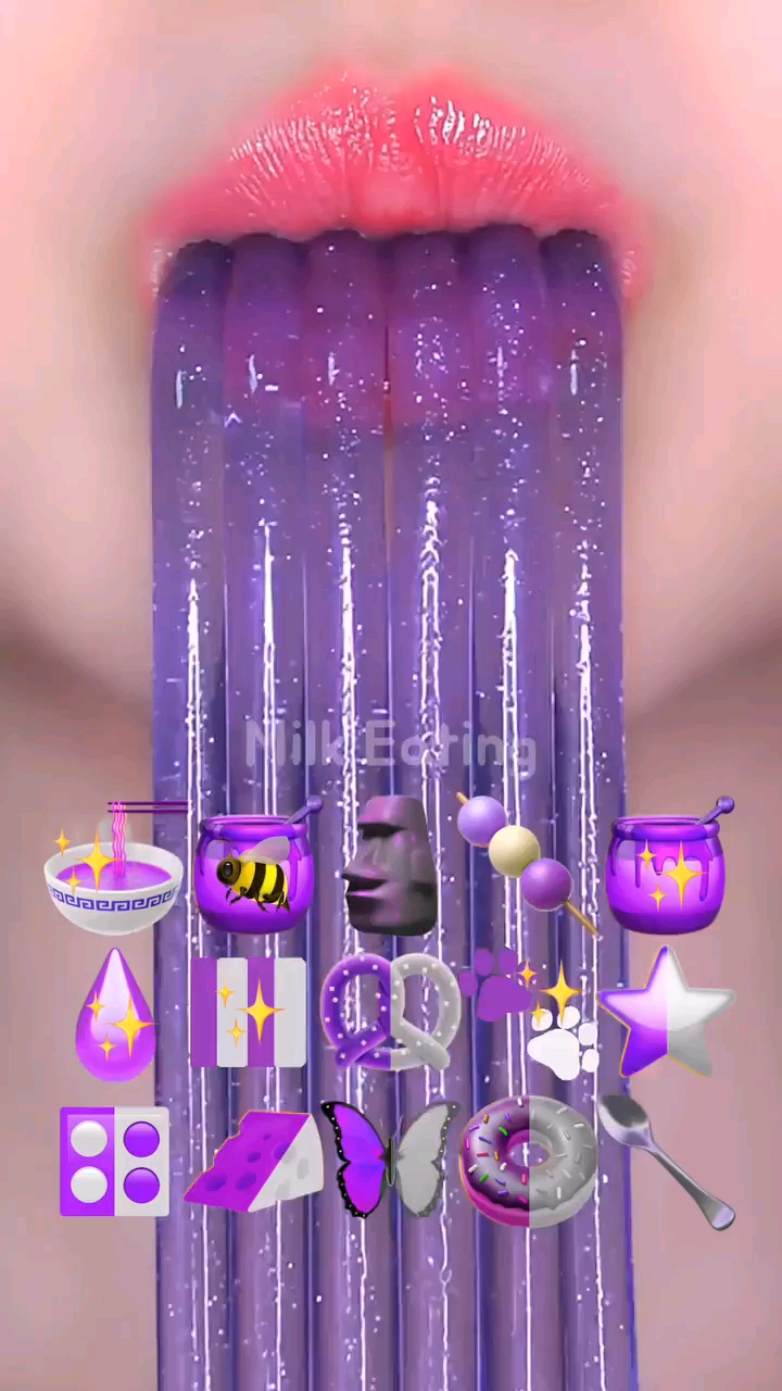 "خوردن خوراکی های بنفش"💜 "فالو کنی=فالو میشی"🙏 